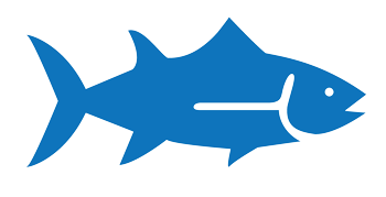 Icon image of a blue fish