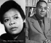Bessie Blount Griffin (on the left) and Richard Wright (on the right)
