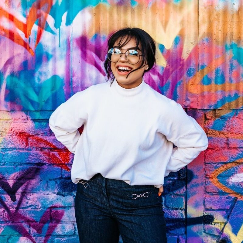 2511_STOCK_WellPower Woman Graffiti Background