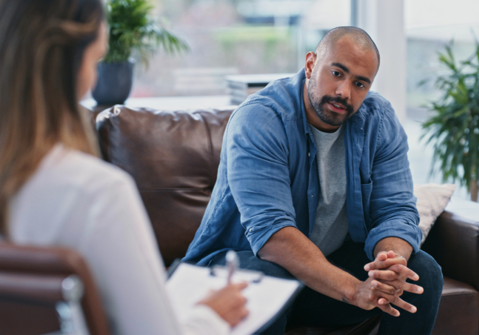 2603_STOCK_Man talking to therapist for bipolar disorder